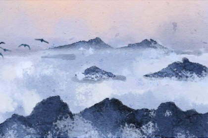 客廳掛什麼畫最吉祥又招財  九魚圖有水可納財