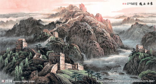 屬金可掛長城畫嗎,金命客廳西牆掛長城中華之魂畫怎麼樣?