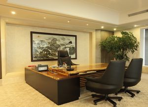 屬木向西的辦公桌風水畫,辦公室風水掛畫如何選擇