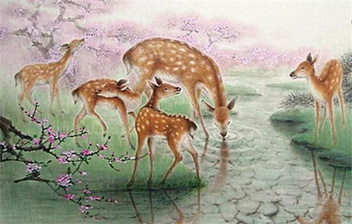 五行屬金家裡可以掛鹿畫嗎,家居山水畫擺放風水禁忌有哪些?