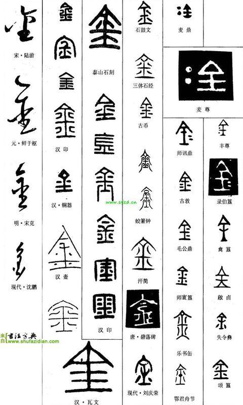 9畫屬金的漢子解釋,康熙字典筆畫9的字有那些?