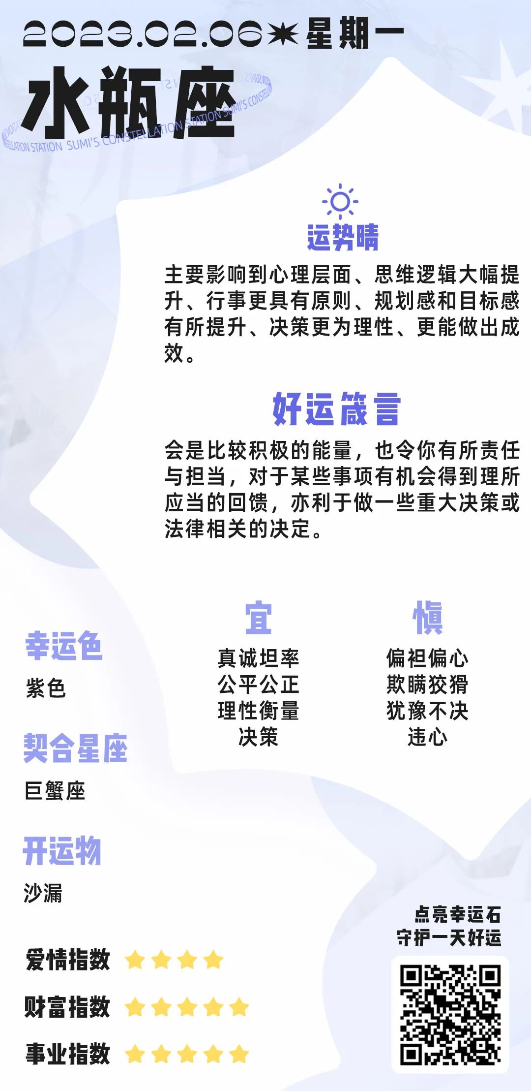 2月6日丨12星座好運播報&事件預警