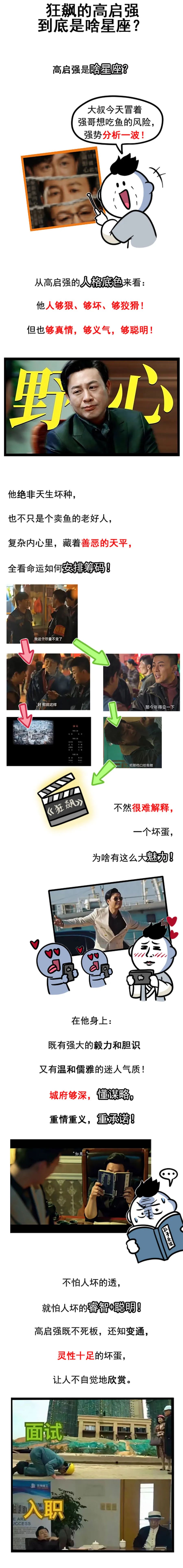 狂飆的高啟強到底是啥星座？