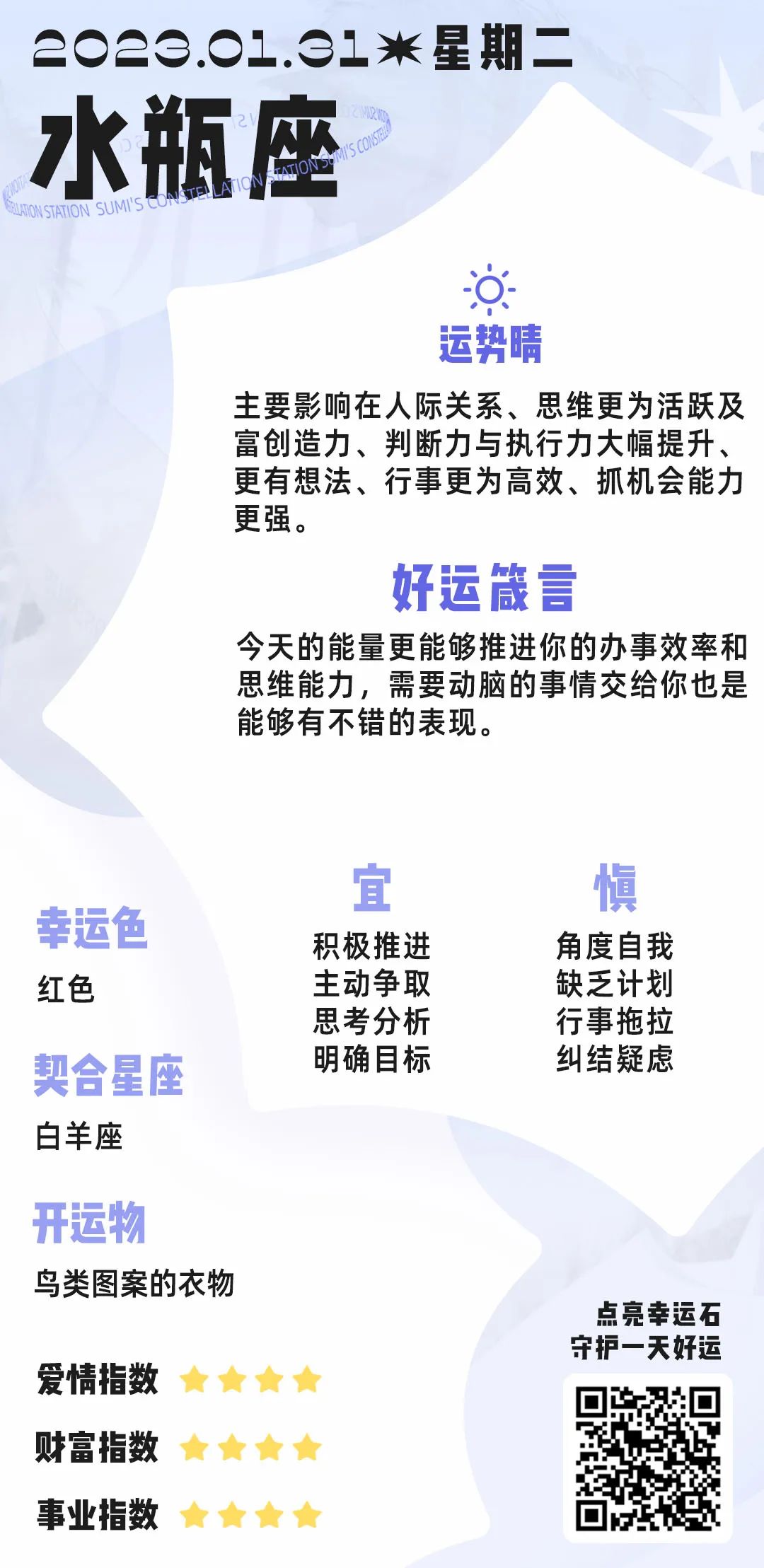 1月31日丨12星座好運播報&事件預警