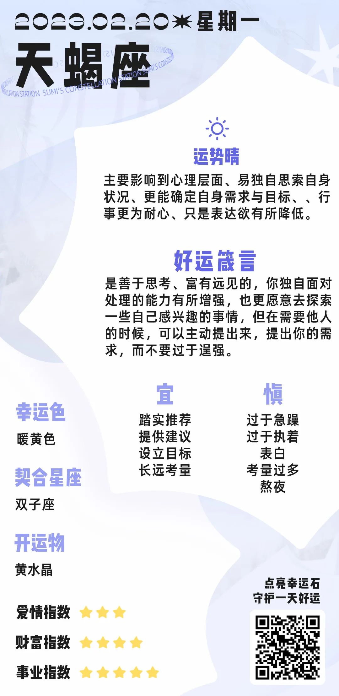 2月20日丨12星座好運播報&事件預警