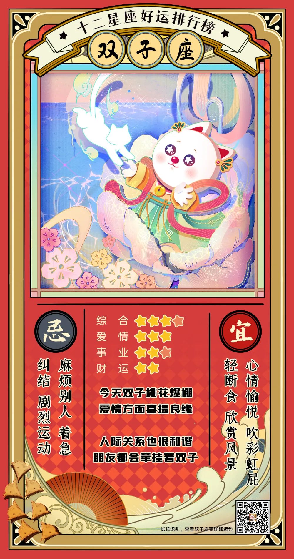 12星座好運排行榜！（1月31日）